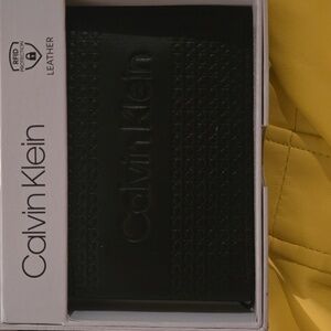 Calvin Klein Black Leather Wallet